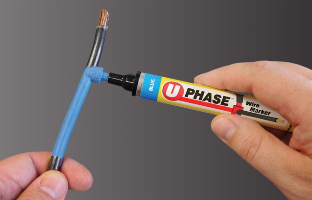 U-Mark U-Phase™ Wire Marker- 4 Pack: Yellow