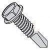 Unslotted Indented Hex Washer Head 410 Stainless Steel #5 Point Self Drilling Screws