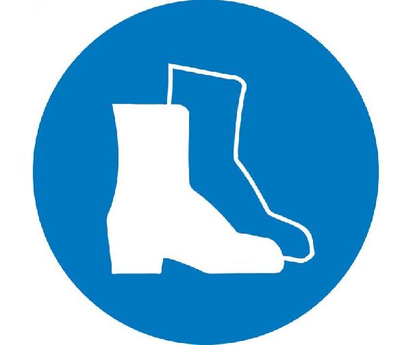 WEAR FOOT PROTECTION ISO LABEL