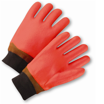 West Chester 1007OR Safety Orange PVC Coated Gloves