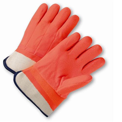 West Chester 1017ORF Safety Orange PVC Coated Gloves