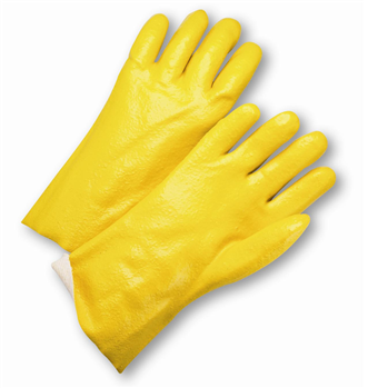 West Chester J1027RY Semi Rough PVC Jersey Lined 12 Gloves