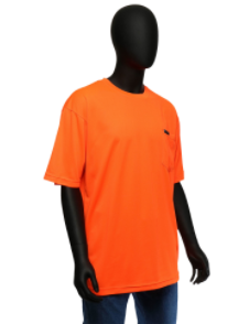 West Chester Medium Orange Hi-Visibility Short Sleeve Shirt