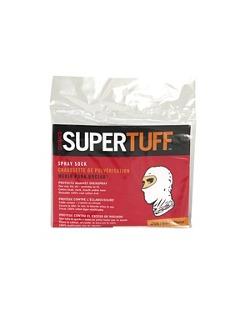 WHITE NON-LINTING SUPERTUFF™ PAINTER SPRAY SOCK AND PAINTER’S HOOD AND 12 PACK DISPLAY BOX